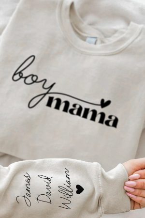 Boy Mama - Personalized Sweatshirt