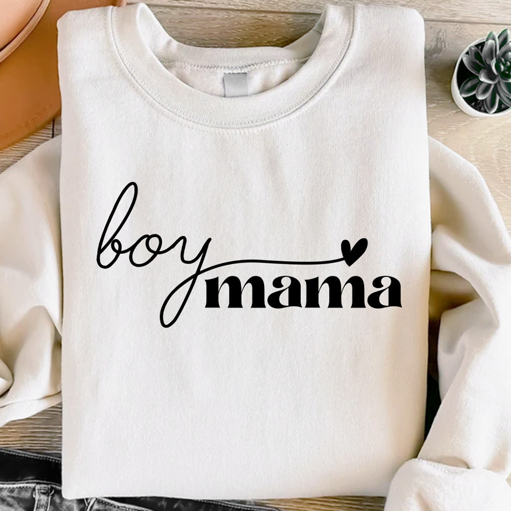 Boy Mama - Personalized Sweatshirt - Image 3