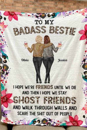 I Hope We're Friends Until We Die - Personalized Blanket Big Size