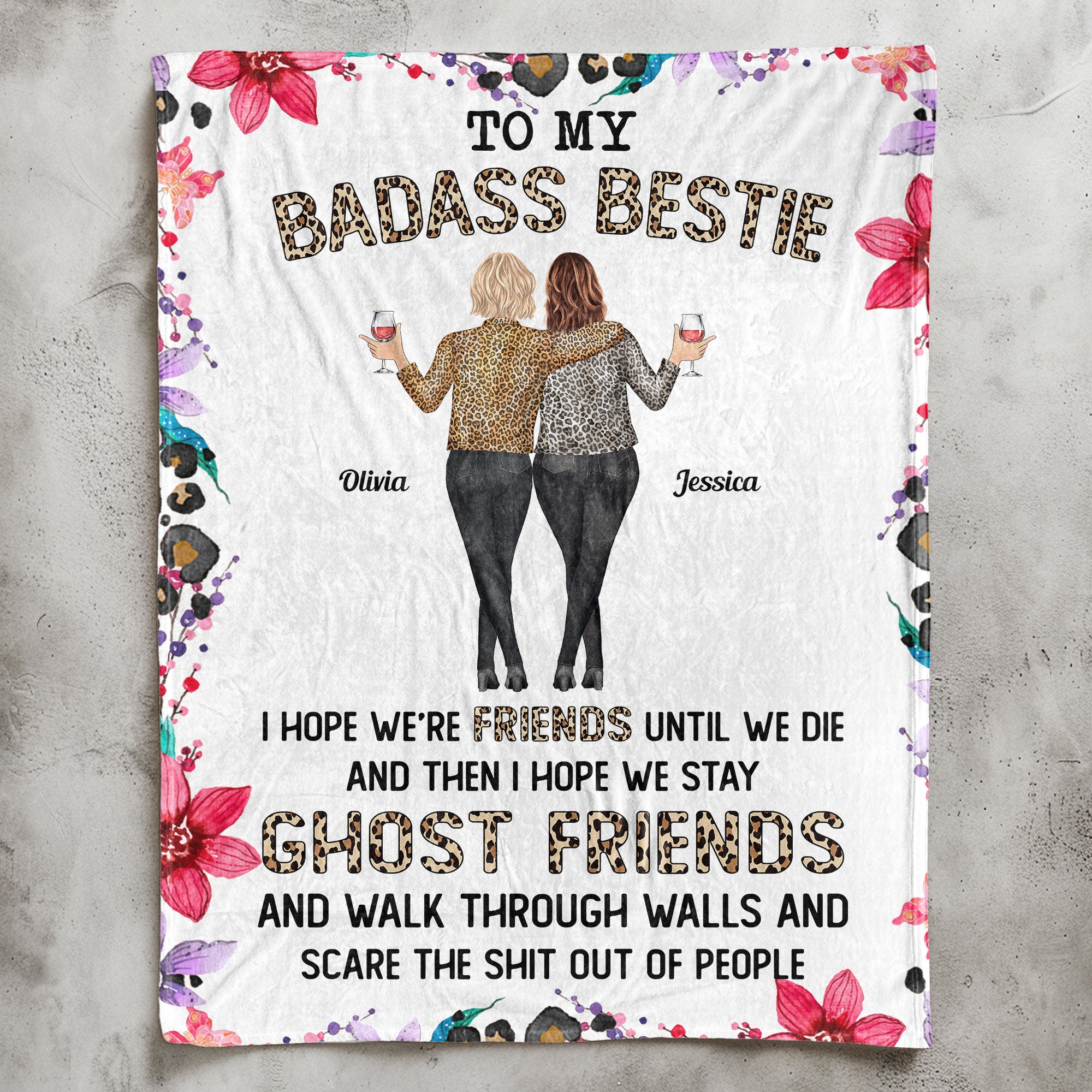 I Hope We're Friends Until We Die - Personalized Blanket Big Size - Image 7