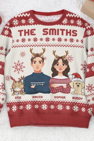 This Is Our Family - Personalized Ugly Sweater