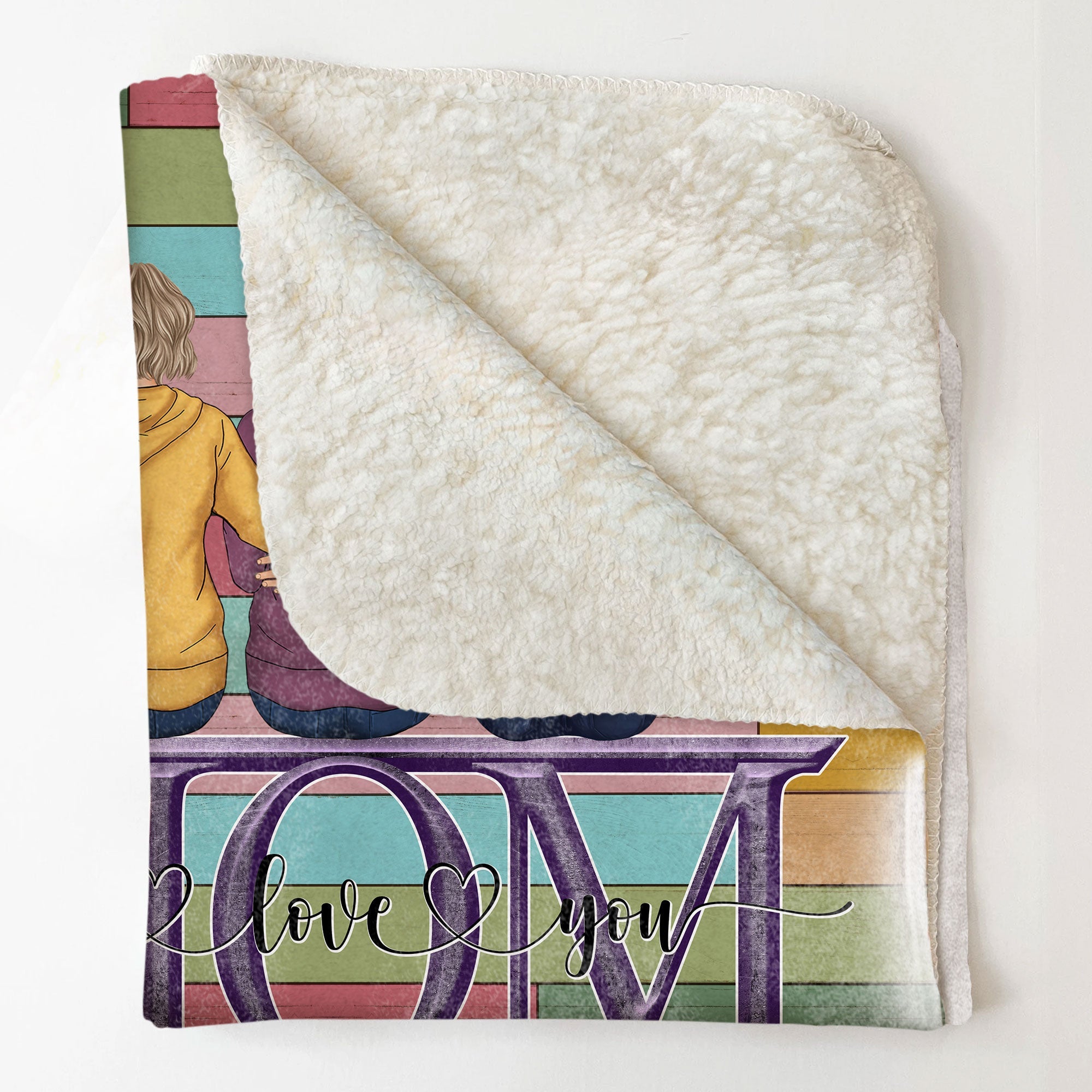 Whenever You Snuggle This Blanket - Personalized Blanket - Birthday Xmas Christmas Gift For Mom, Mother, Gift From Husband To Wife Big Size - Image 4